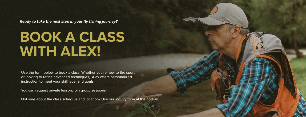 BOOK A CLASS WITH ALEX! Page banner